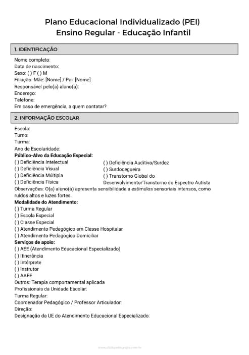 Prévia de Ficha de Anamnese