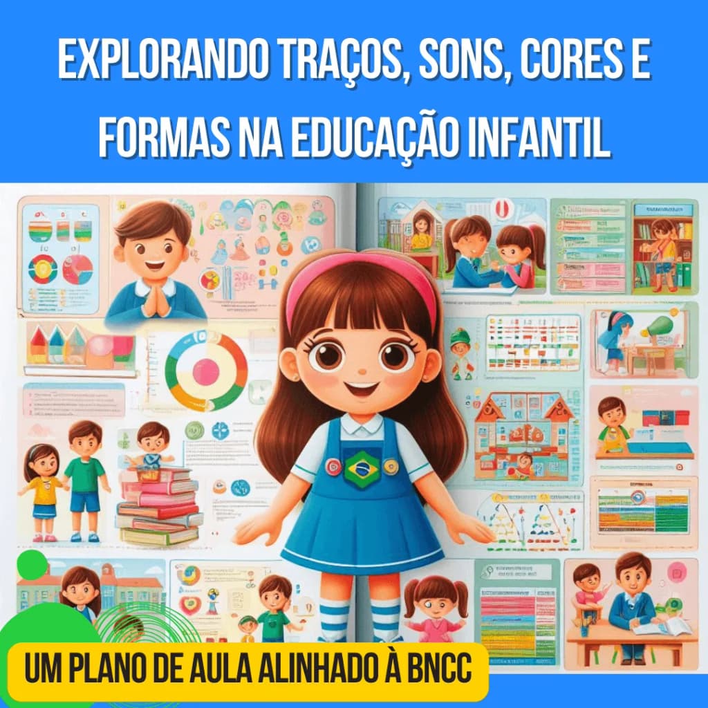 Imagem de destaque para o post: Explorando Traços, Sons, Cores e Formas na Educação Infantil: Um Plano de Aula Alinhado à BNCC